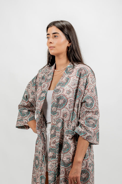 KIMONO ROBE - GREEN