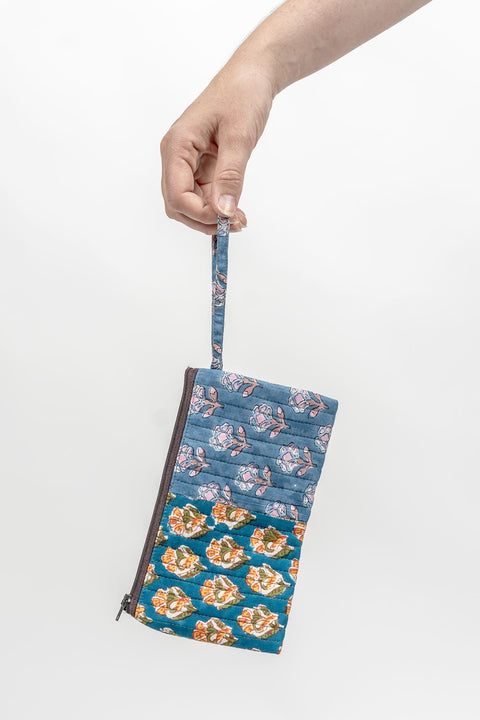 ZERO WASTE CASH PURSE - SPLIT FLORAL