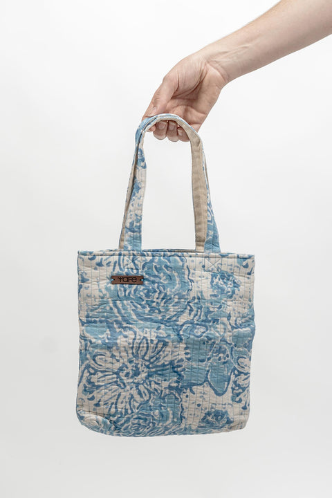 JIN BAG - BLUE FLORAL