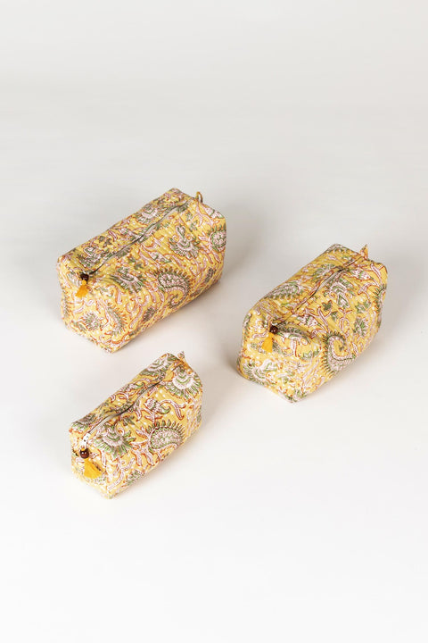 WASH BAG - YELLOW