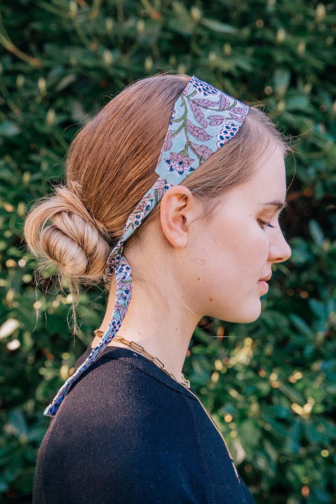 HEADBAND - MINT FLORAL