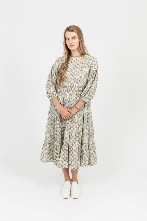 SHANTI MAXI DRESS - LIGHT GREEN