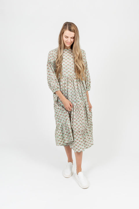 SHANTI MAXI DRESS - LIGHT GREEN