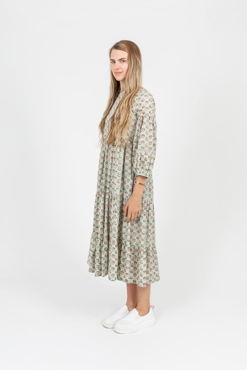 SHANTI MAXI DRESS - LIGHT GREEN