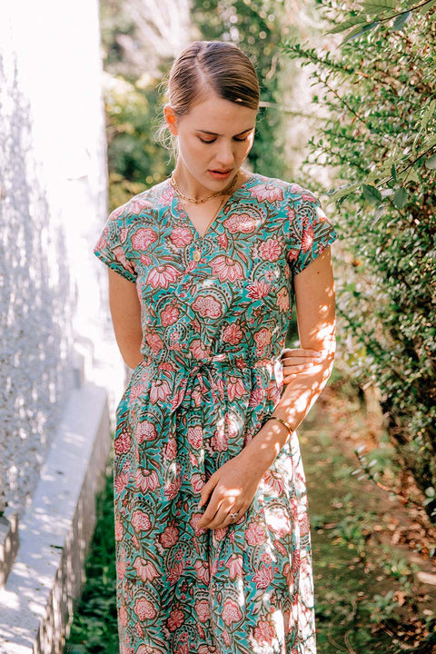 FLORAL JUMPSUIT